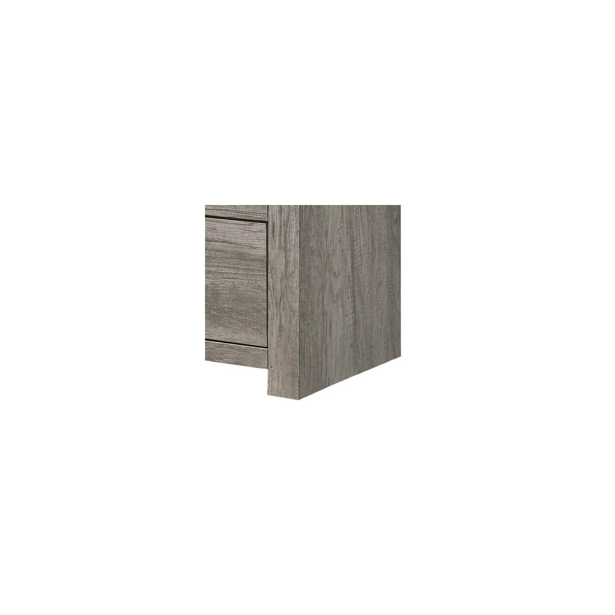 Gray Wooden Dresser with Bar Handles X1606