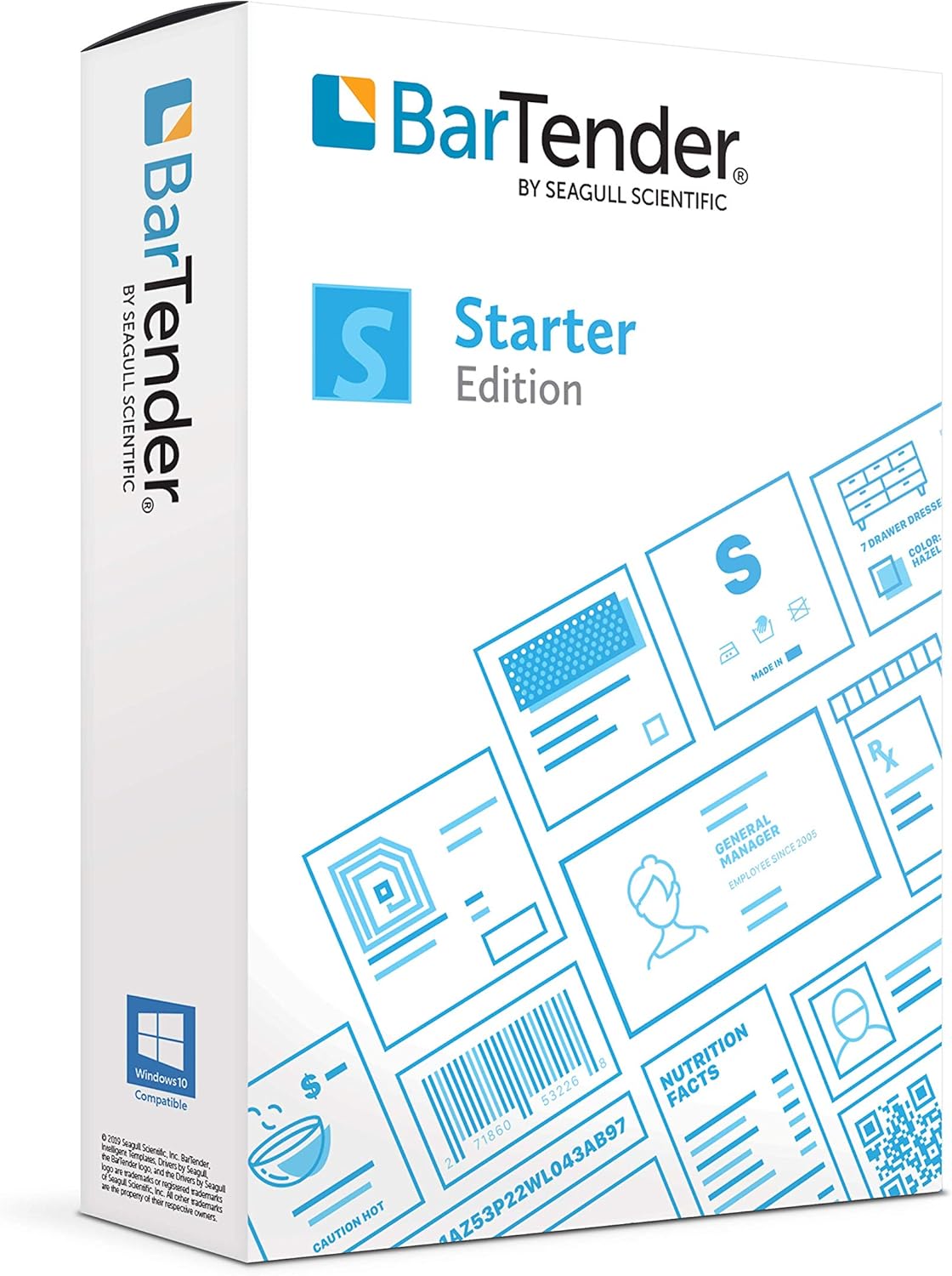 Bartender Software 2021 Starter Edition Application License E526