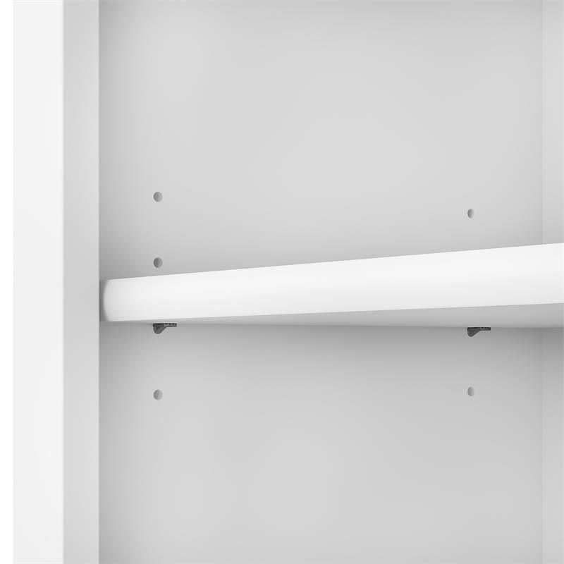 White 5 Shelf Bookcase E85638