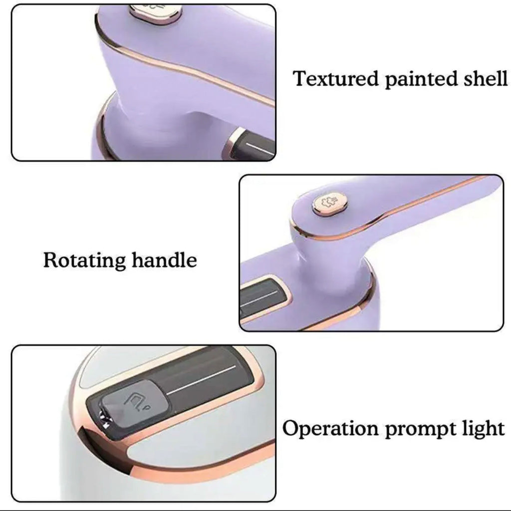 Purple Mini Handheld Travel Steamer Iron for Clothes A2015