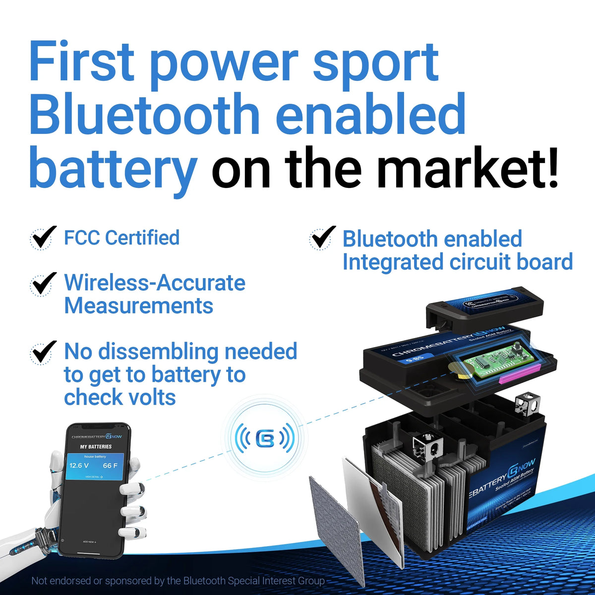 AGM Battery for Personal Watercraft M9514