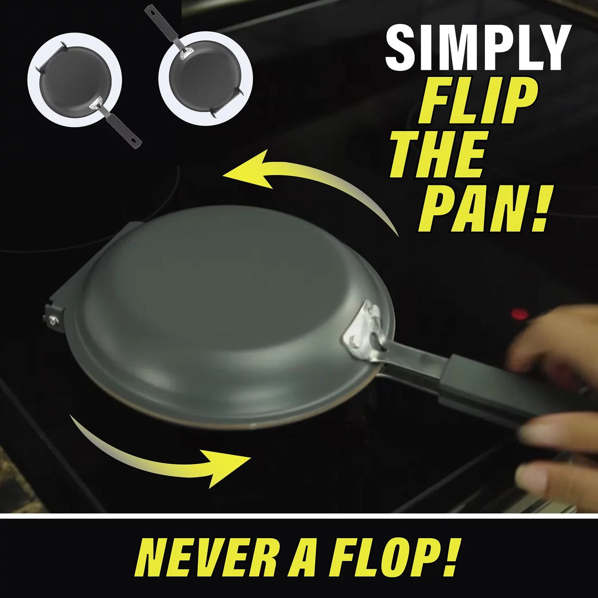 Nonstick Flip Pancake Pan X342
