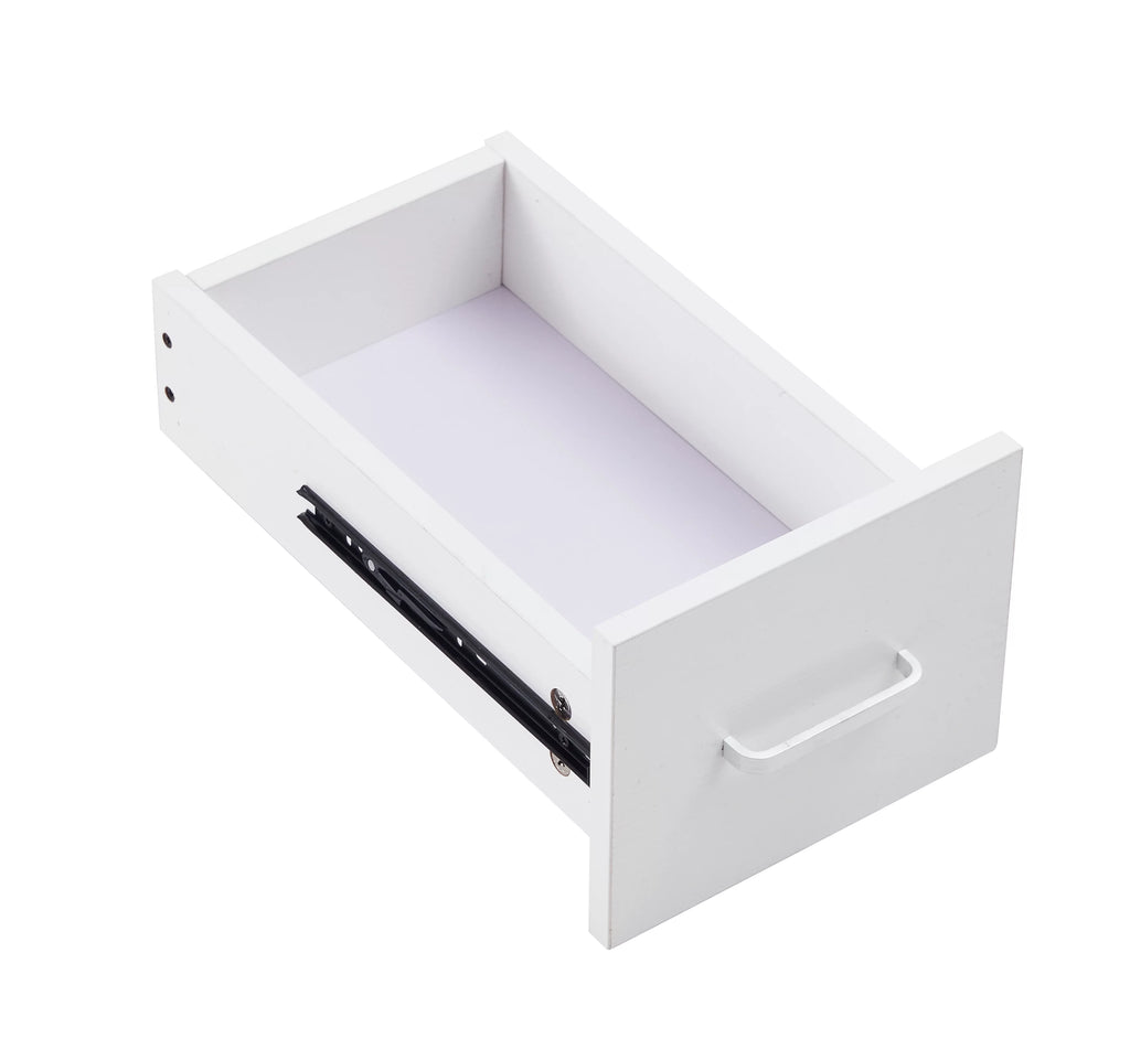 White Computer Desk with Drawers H642
