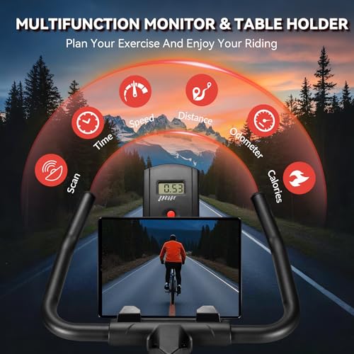 Whisper Quiet Indoor Stationary Exercise Bike Z2252