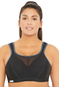 Black High Impact Cami Wire Sports Bra I871