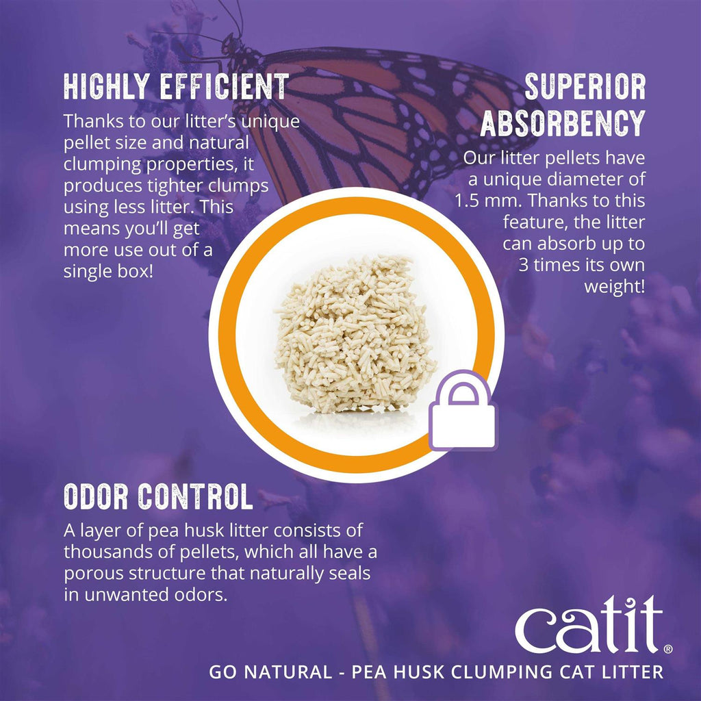 Pea Husk Clumping Cat Litter S68115