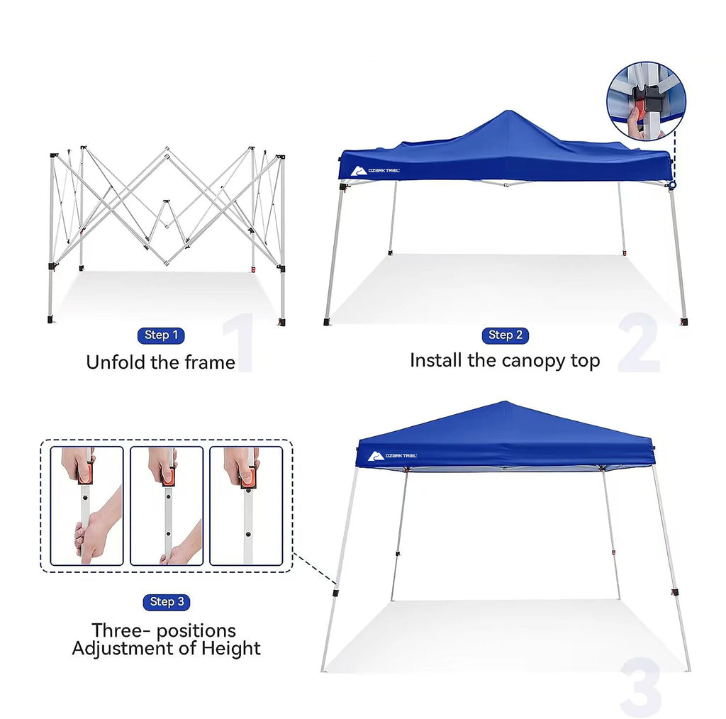 10' x 10' Blue Pop-up Canopy X9905