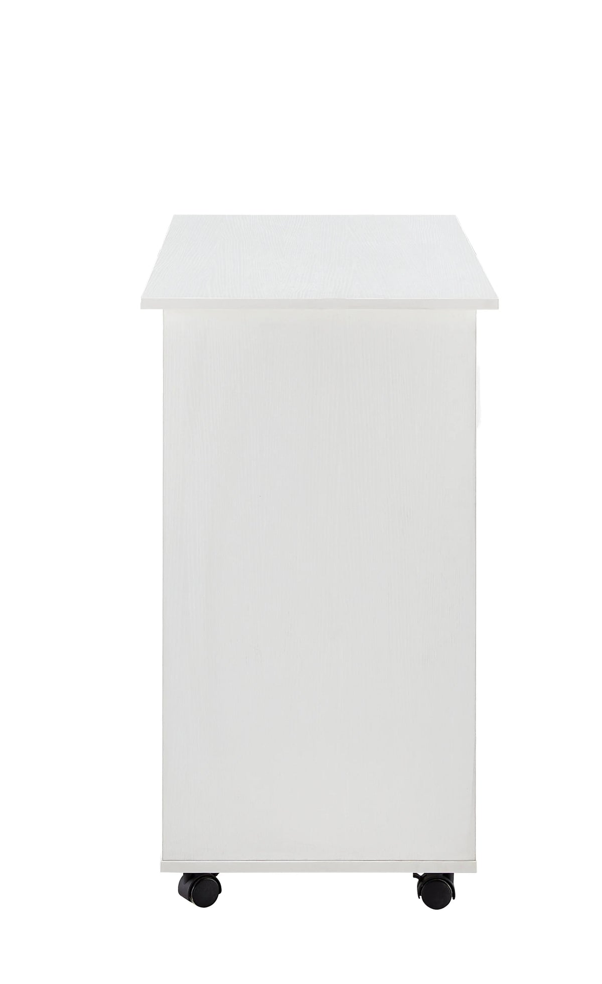 White Computer Desk with Drawers H642