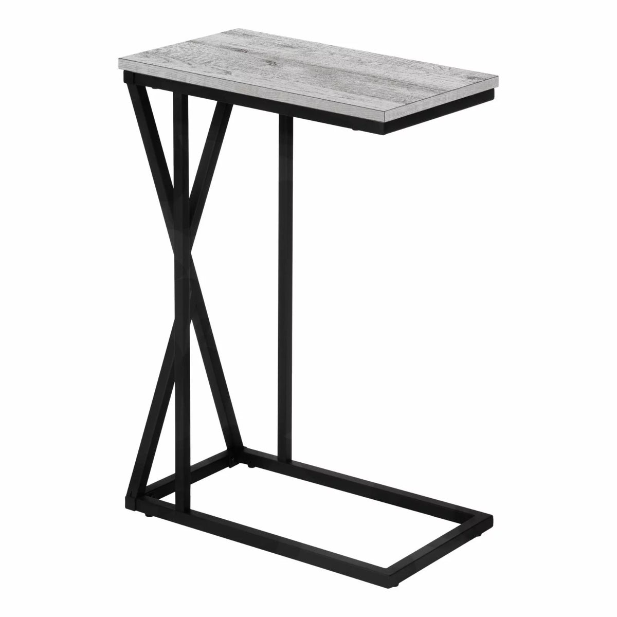 C-shaped Metal Accent Table U3010