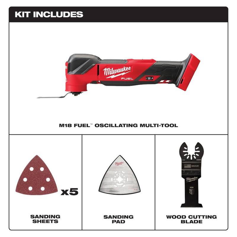 18V Lithium-Ion Cordless Brushless Oscillating Multi-Tool Z41324