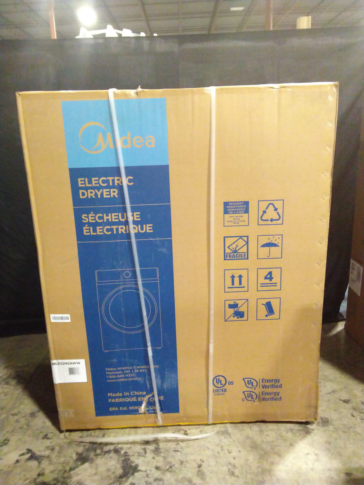 5.2 cu ft Front Washer and 8.0 cu ft Electric Dryer B5868