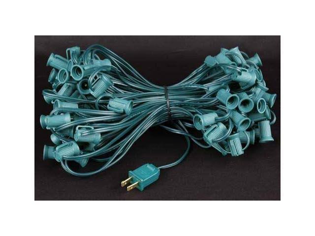 C9 Green Ceramic Christmas String Light Set Y9442