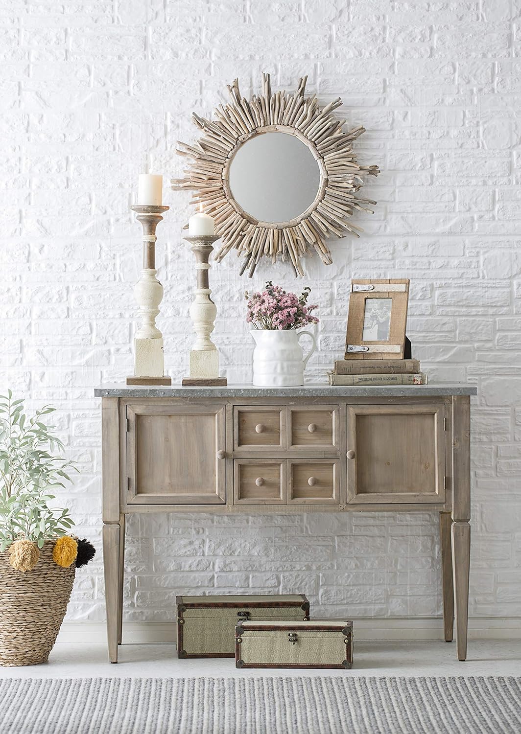 Driftwood Sunburst Mirror T32354