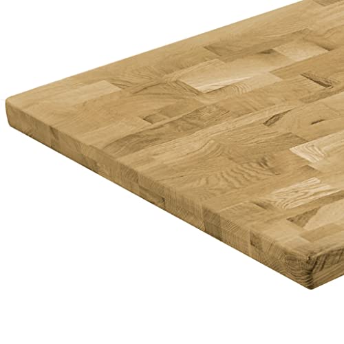 Solid Oak Wood Rectangular Table Top 55.1"x23.6" M3965