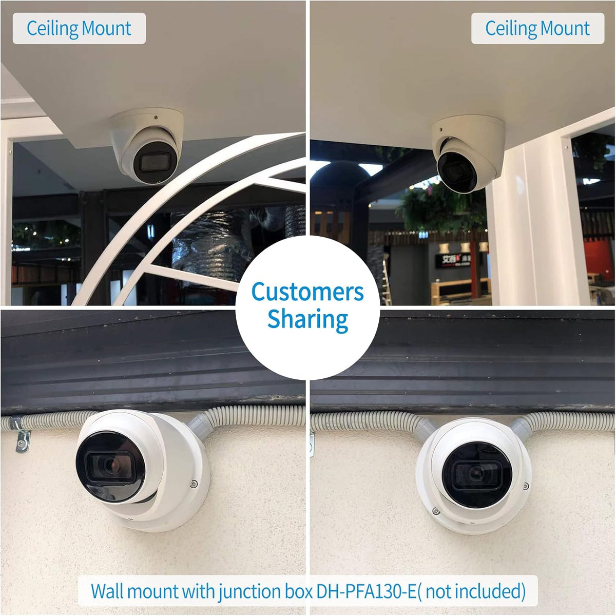 4MP PoE IP Dome Camera with 98ft IR Night Vision P417087