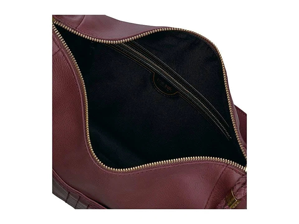 Cabernet Leather Bucket Bag Z445