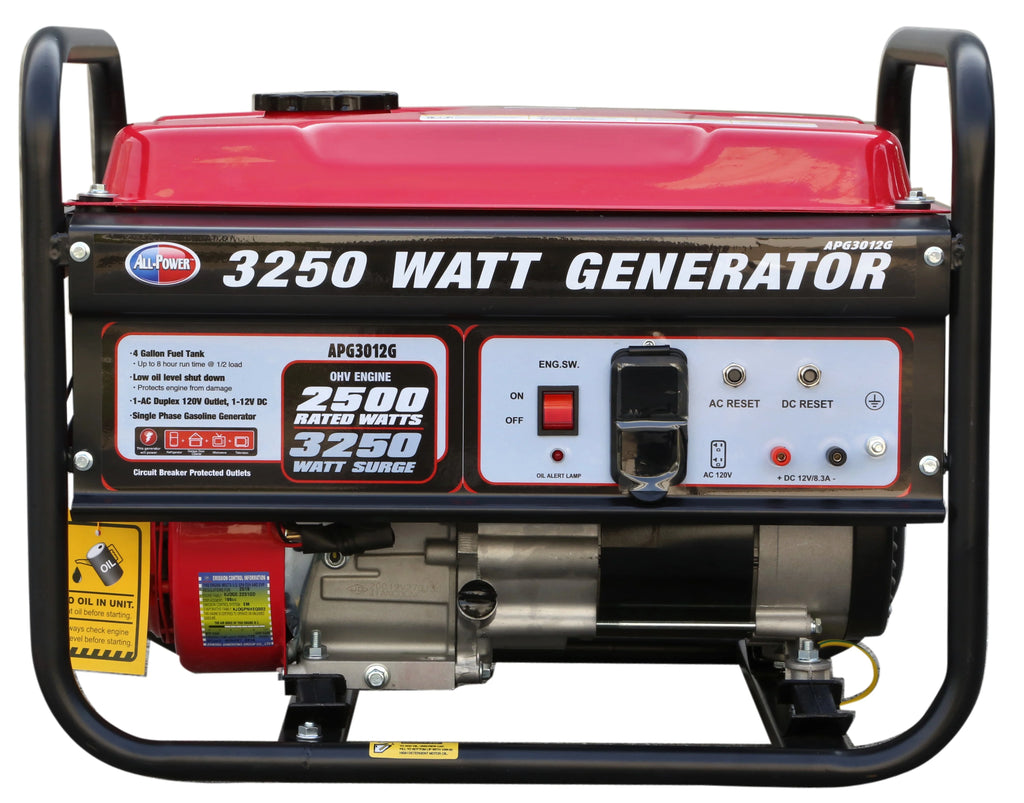 3250 Watt Gas Powered Portable Generator E42205