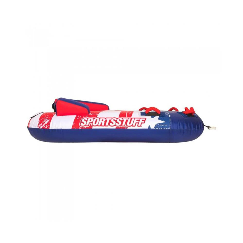 2 Rider Inflatable Towable Tube with Nylon Cover W4832