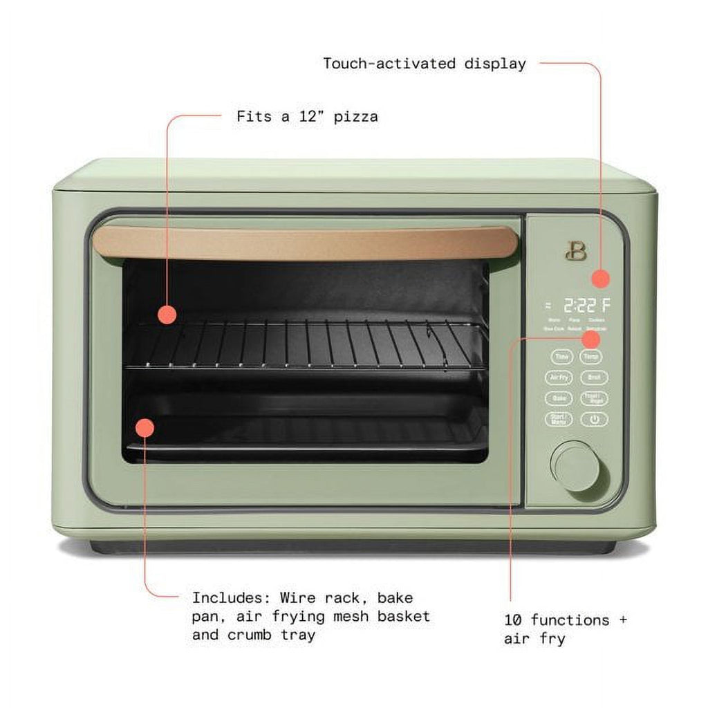 6 Slice Touchscreen 24L Oven, Sage Green G3007