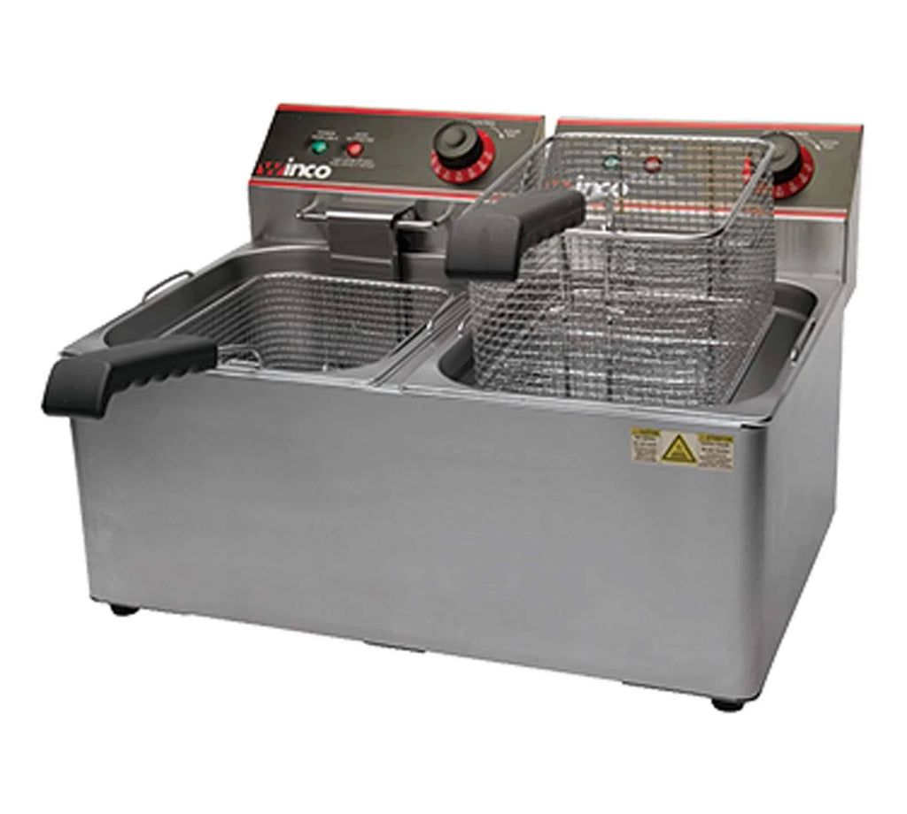 Countertop Electric Twin Well Deep Fryer 32 lb. X24581