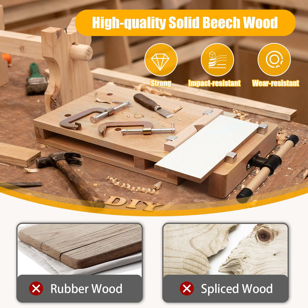 Portable Wood Workbench with Vise X14717