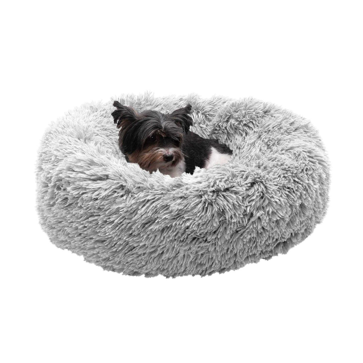 Long Fur Donut Dog Bed S185