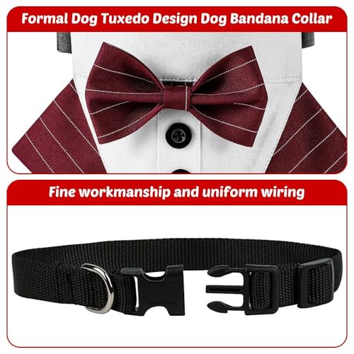 Adjustable Dog Bowtie Bandana L184
