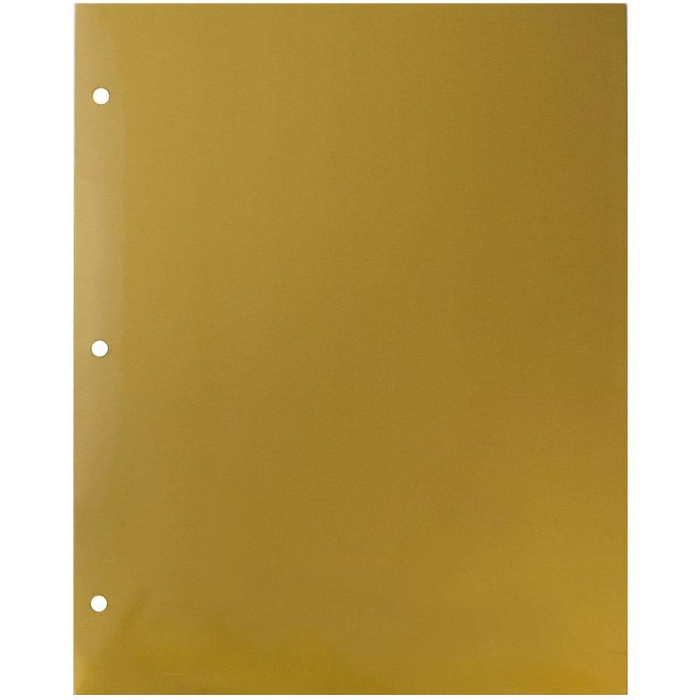 Gold 50/Pack Presentation Folder Z19197
