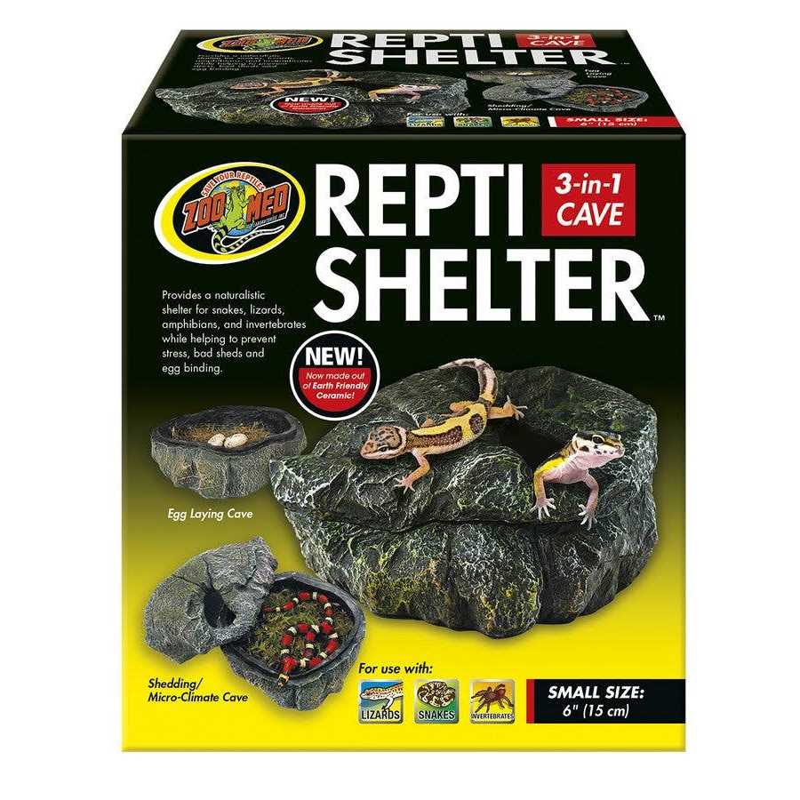 Reptile Shelter 3 in 1 Cave Y239