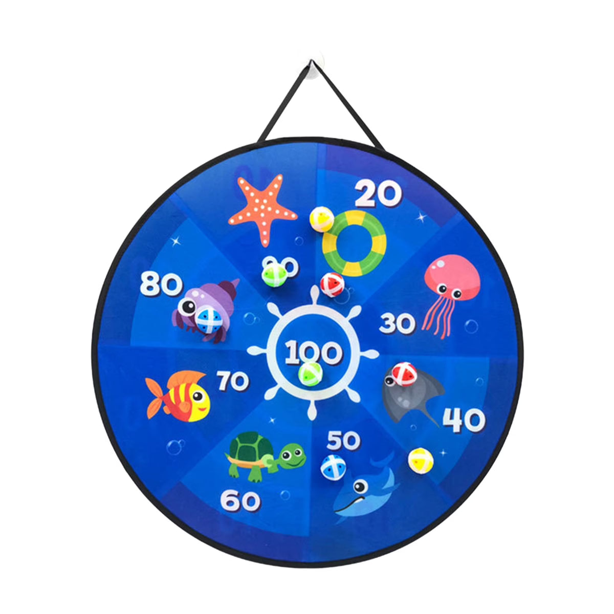Cartoon Dart Board Games Sticky Ball Target Wall-Mounted Kids Toys P879