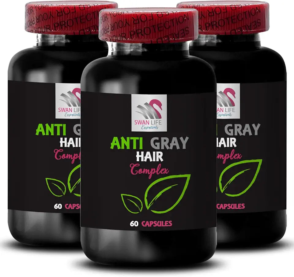 Anti Gray Hair Supplement 180 Capsules O352