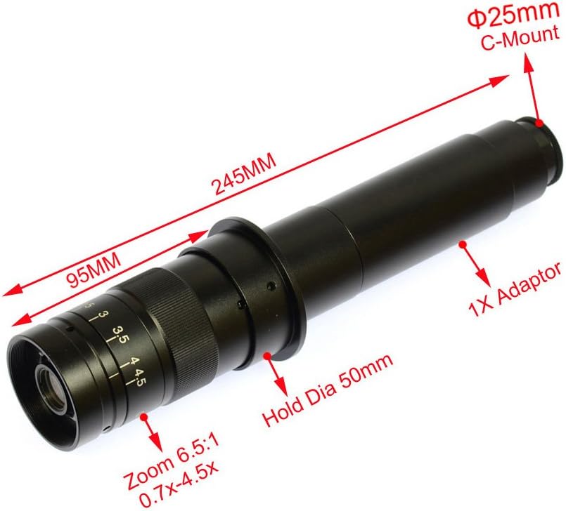 14MP HDMI USB Digital Microscope Camera Set with C-Mount Lens T253
