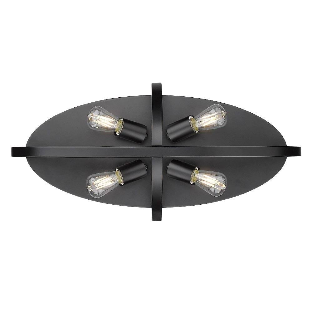 Olympic Gold Flush Mount R597321
