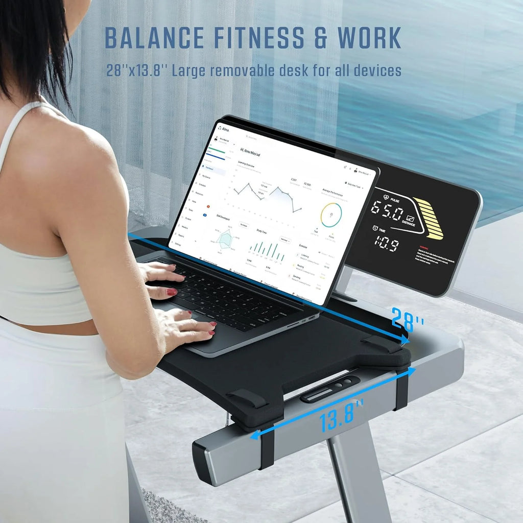Foldable Electric Treadmill 2.5 HP 300 LBS Capacity G986055