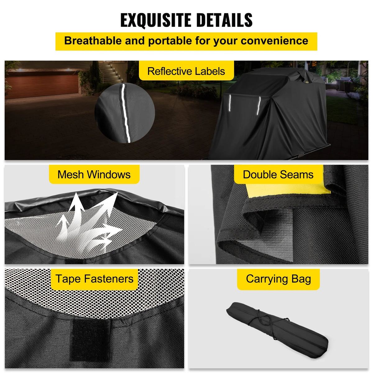 Portable Waterproof Motorcycle Storage Shed E603519