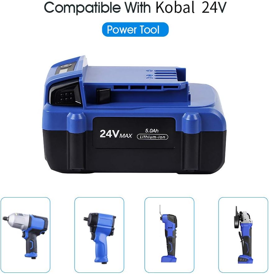 24V 5.0Ah Lithium Ion Cordless Tools Battery 2Pack M9319