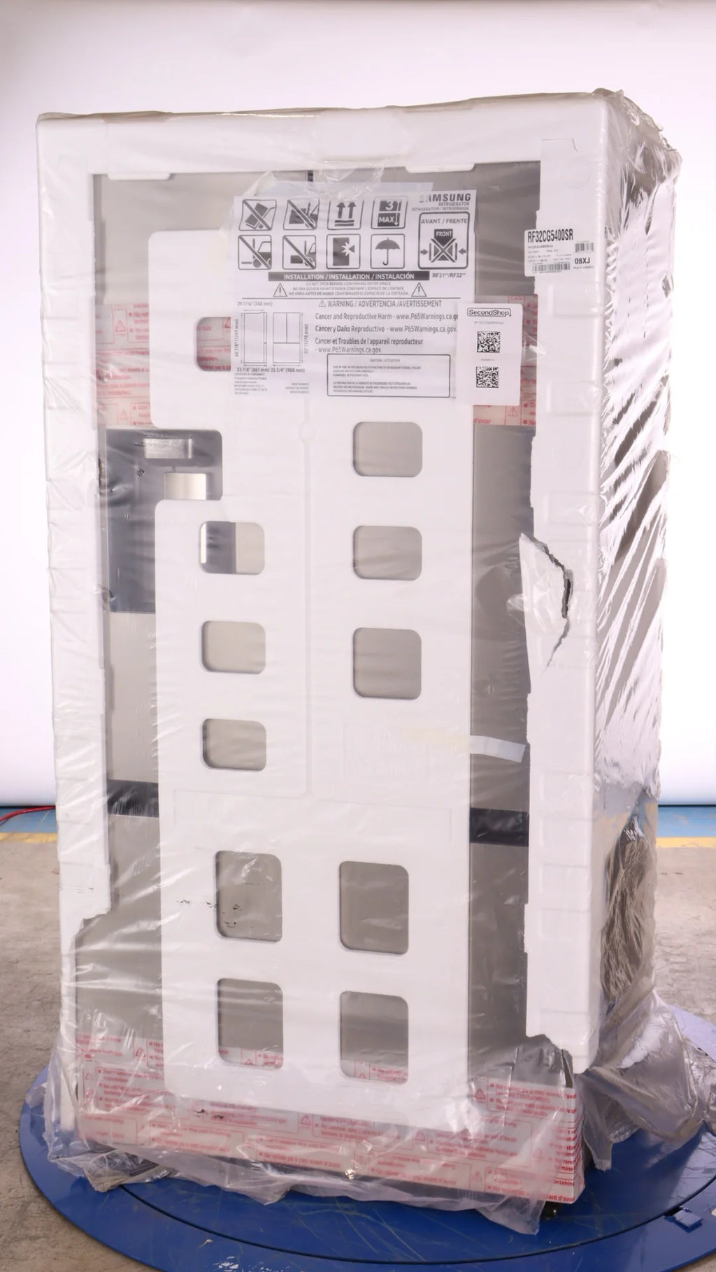 36 In. 30.5 Cu. Ft. Stainless Steel French Door Refrigerator L663968