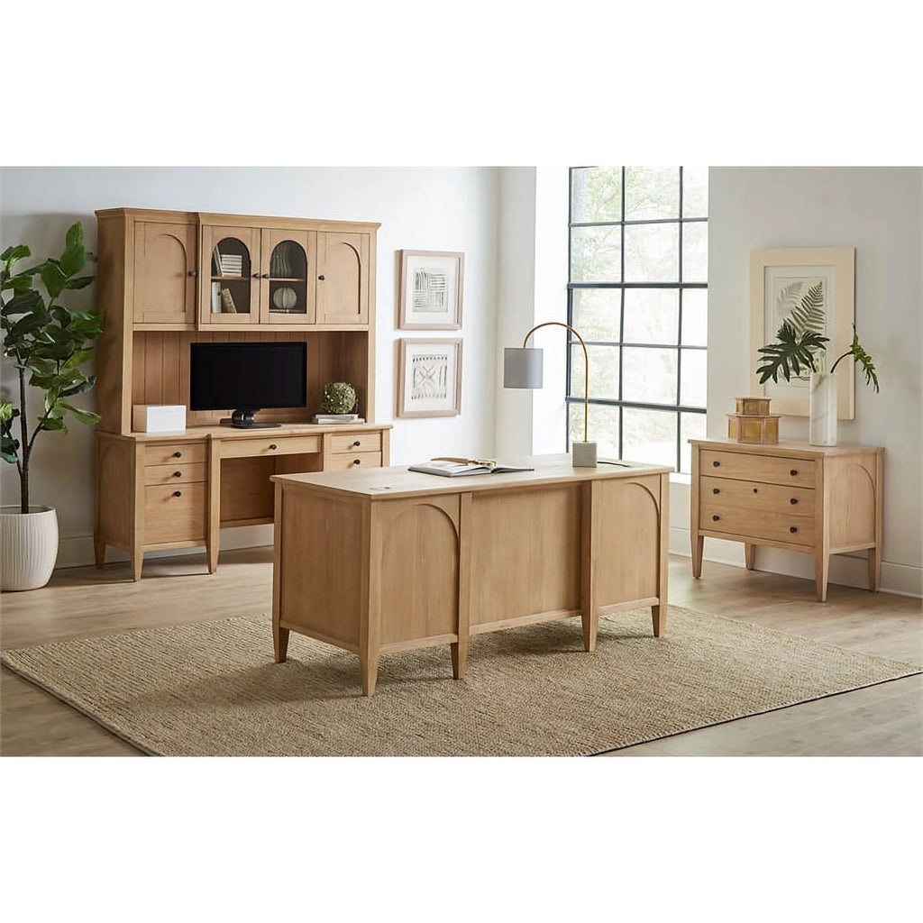 Light Brown Wood File Drawer F191