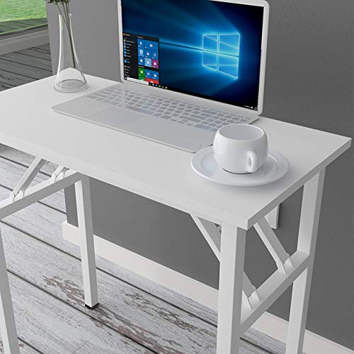 White Folding Desk 31.5x15.7inch Q499406