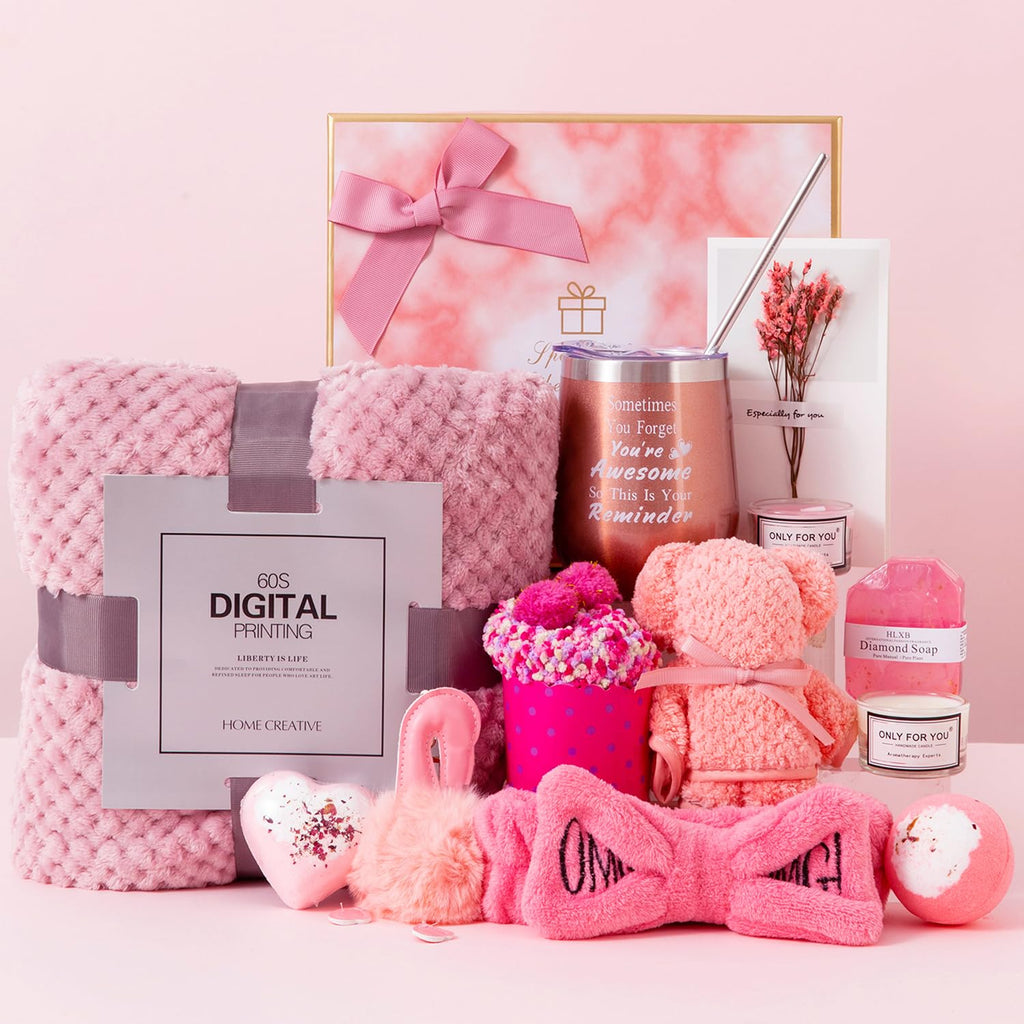 Pink Gifts Box Care Package Relaxing Set R7937