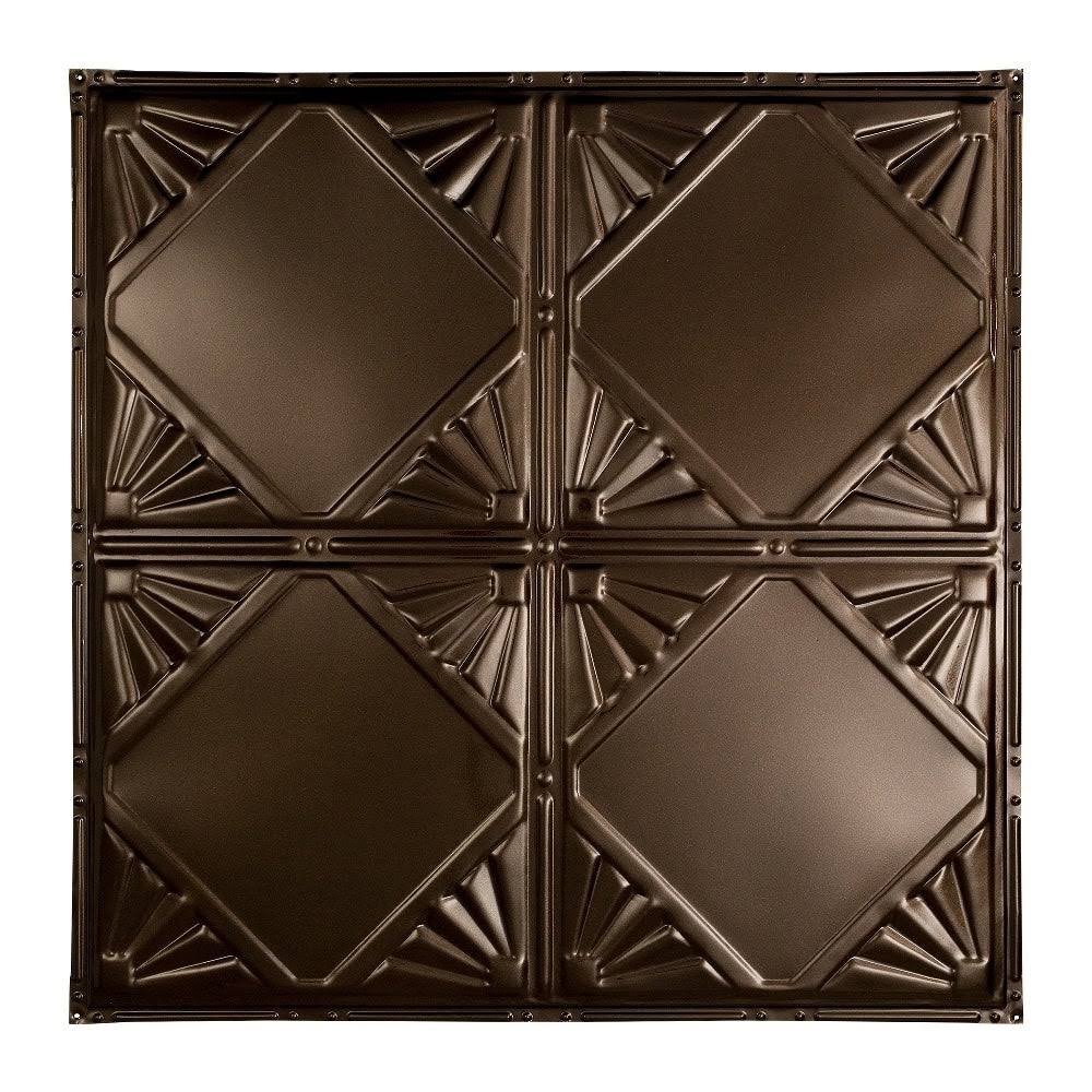 Bronze Burst 2 x 2 Nail-up Ceiling Tile, Carton of 5 Z21444