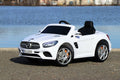 White 12V Kids Electric Ride on Car V23560