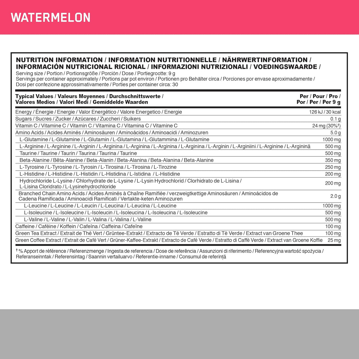 Watermelon Amino Energy 270g (30 Servings) R3062