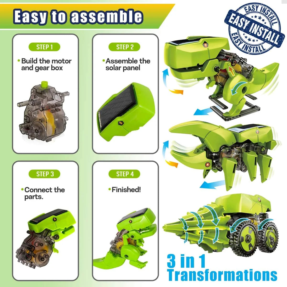Solar Robot Kit 3-in-1 STEM Projects Robot Kit Y71899