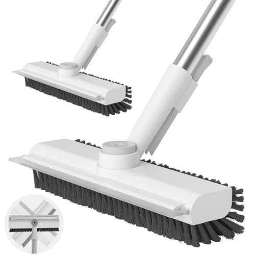Floor Scrub Brush with Long Handle, Stiff Bristle M667361
