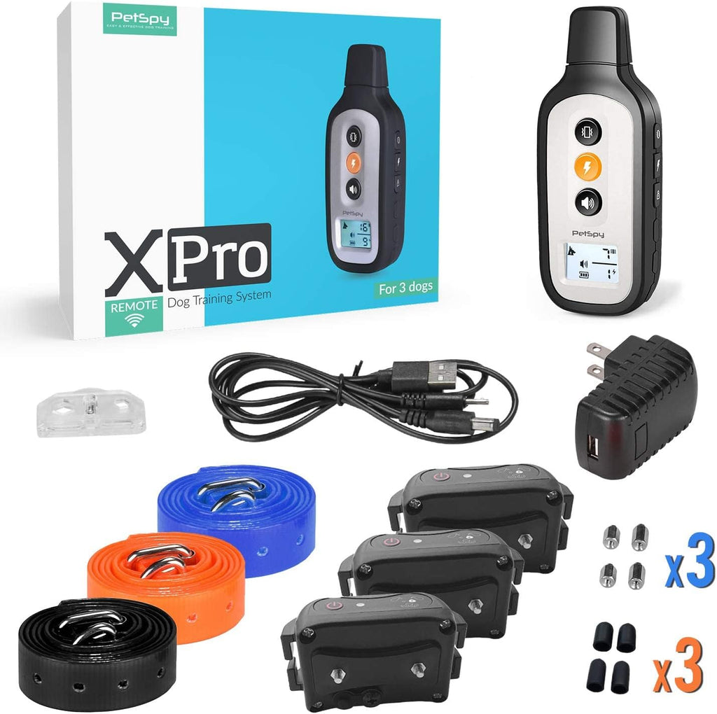 3 Dog Remote Training Collar with Vibration and Beep M51878