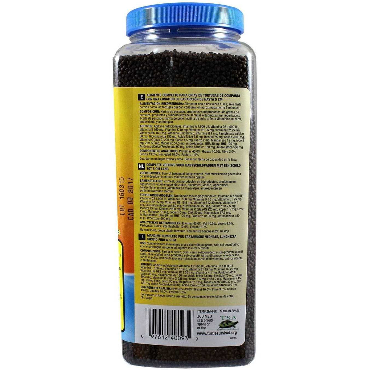 Natural Aquatic Turtle Food Hatchling Formula X609219