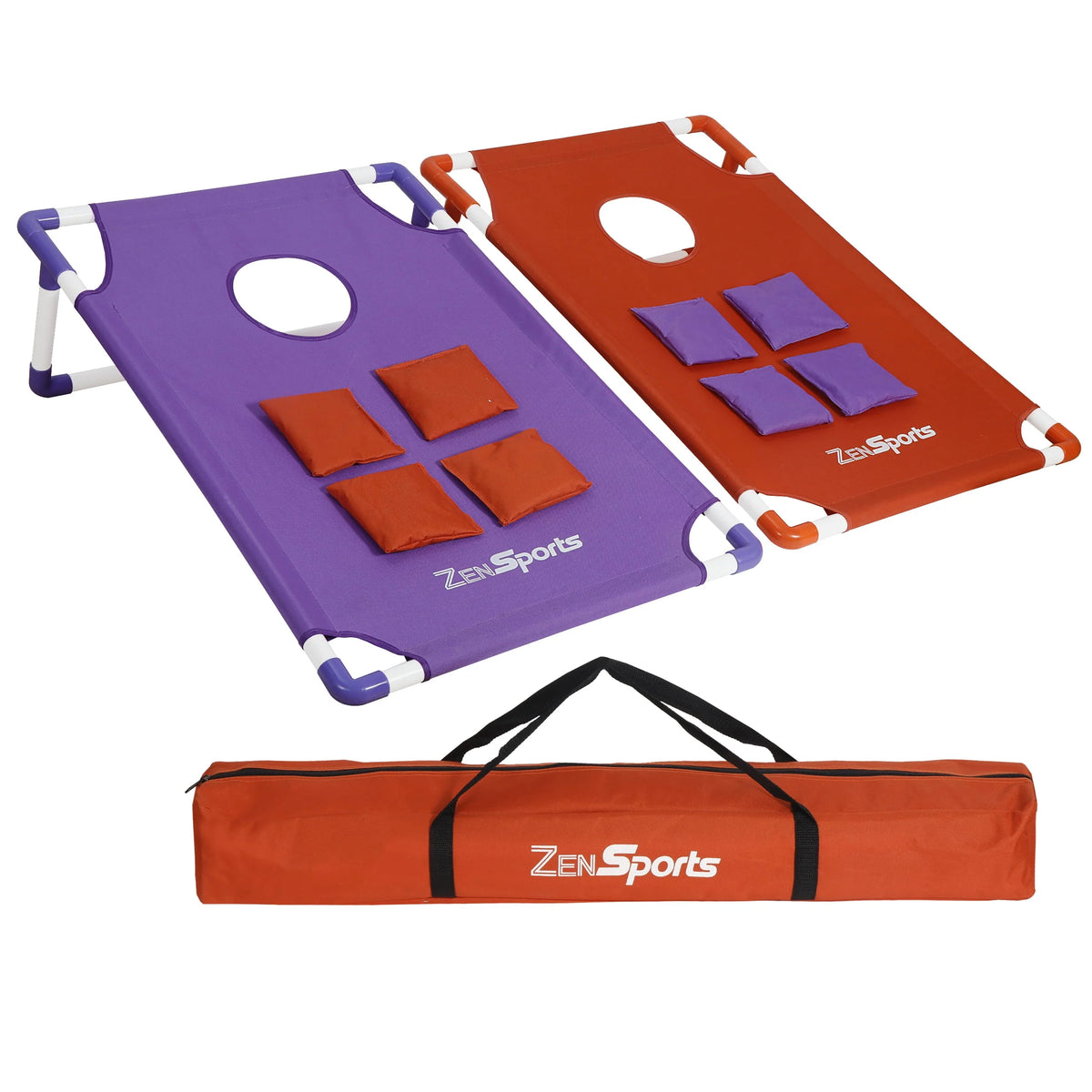 Portable PVC Cornhole Game Set with Case G436480