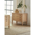 Light Brown Wood File Drawer F191