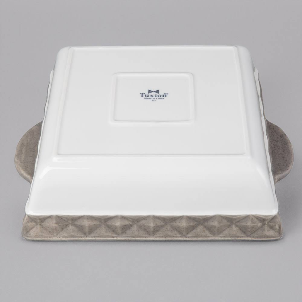 Black Truffle Band Square China Casserole Dish G4613